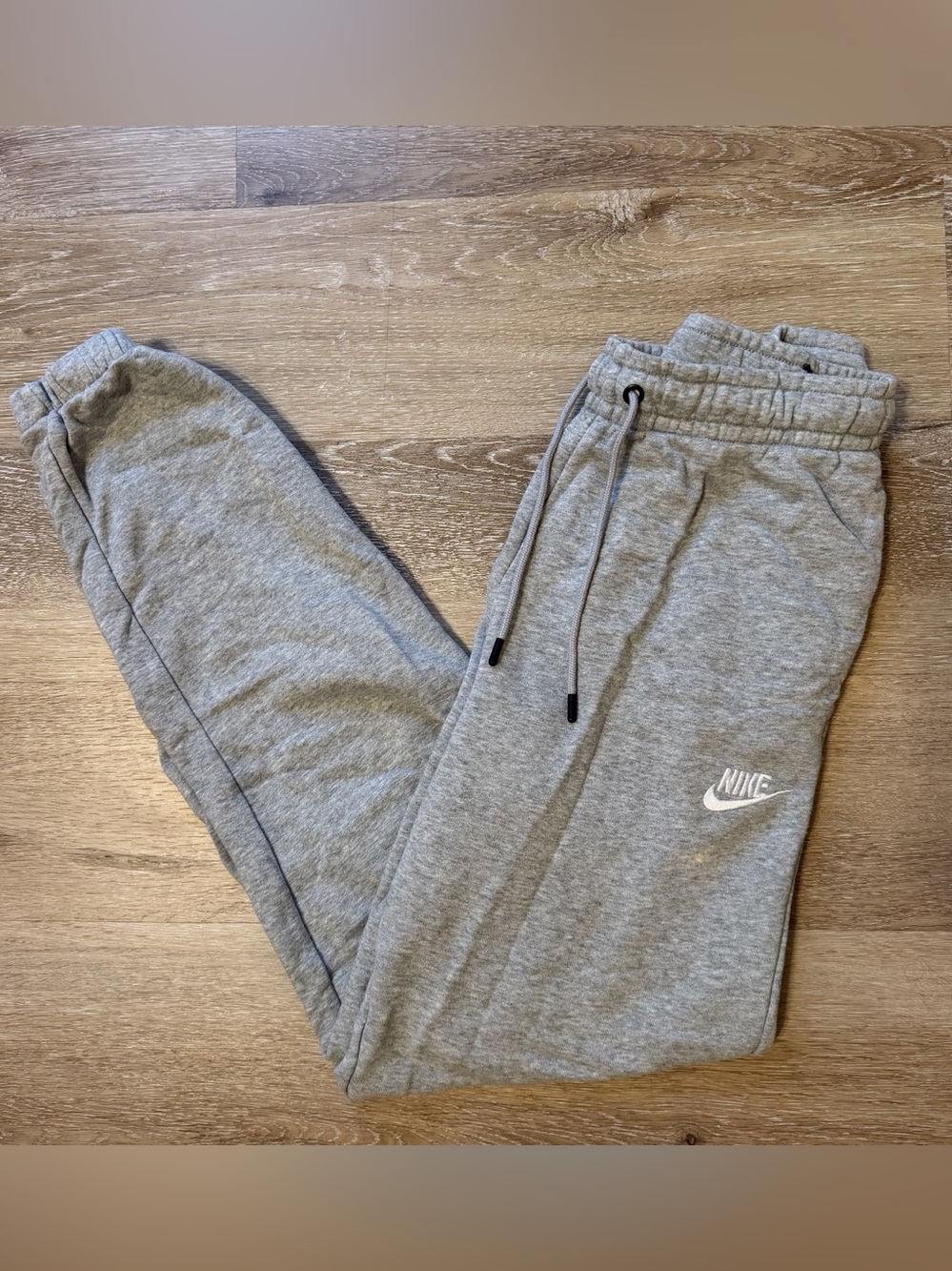 Nike Fleece Jogger Pants in Gray Waist XS